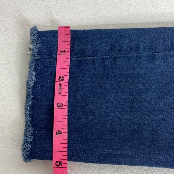 Good American Good Waist High Rise ankle raw hem jeans size 4/27 - Picture 8 of 10